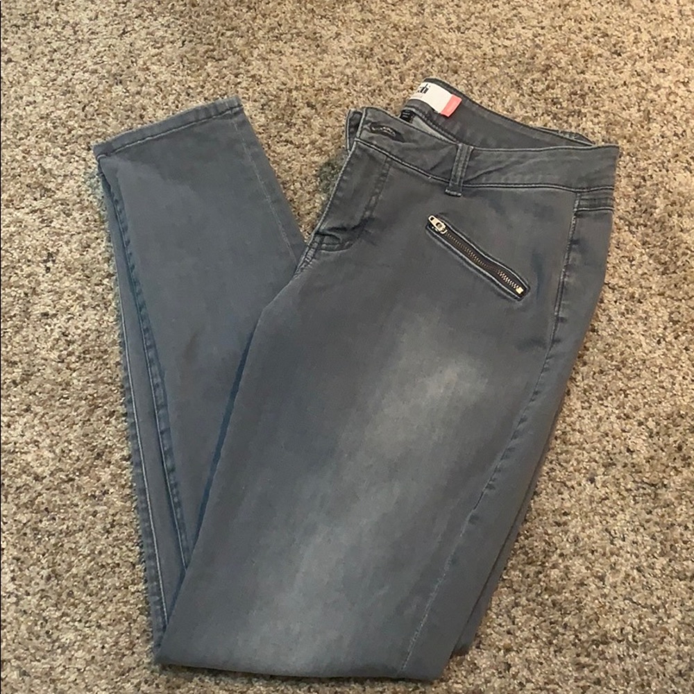 CAbi Grey Skinny Jeans